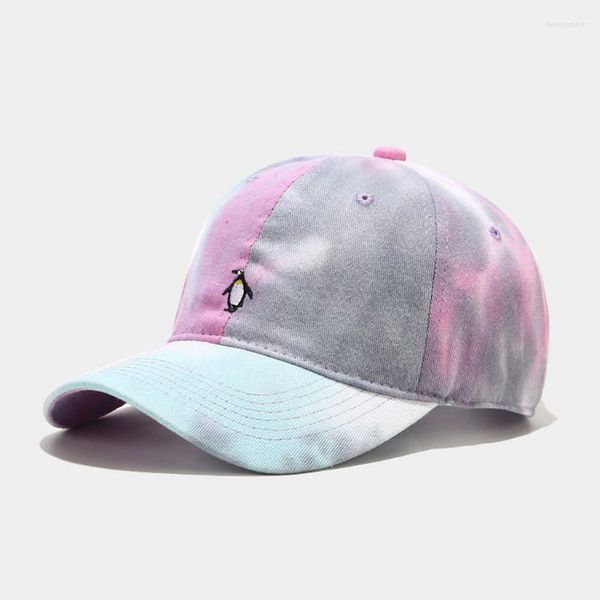 Visières Hop femmes chapeau de soleil Baseball cravate-teint hommes casquette unisexe réglable casquettes de hanche Accord Coupe visière voiture bloc-notes visières Delm22