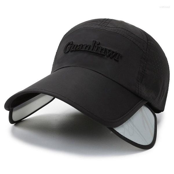 Viseras Hombres Mujeres Gorra sólida Malla Secado rápido Ajustable Transpirable Deporte Protección solar al aire libre Visera de jubilación Tin Cup VisorVisors Scot22