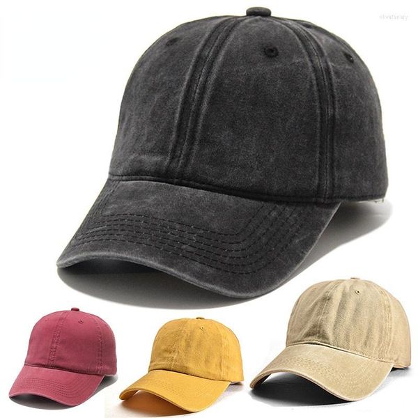Visières solide printemps été casquettes pour femmes mode chapeaux hommes casquette de Baseball coton extérieur Simple Vintage visière décontracté
