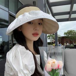 Visors Sun Hat Summer coréen Nouveau Sun Hat Fashion Mignon sport Sports Sun Sun Sun Corean Band Band Hat Polyester