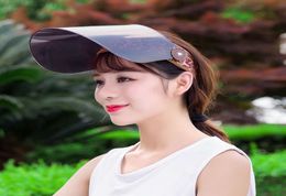 Visors Sunshine Hat de protección solar coreana Summer Riding Face Block Men and Women039S Vehículo eléctrico Sunshade6754461