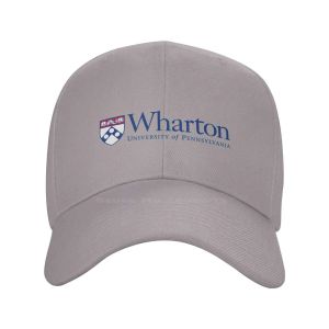 Visors Visors Wharton Gedrukt Graphic Brand High Quality denim cap gebreide hoed honkbal 230627