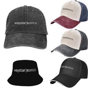 Visières Waystar Royco Merch hommes femmes Casquette de Baseball en détresse Denim chapeaux Vintage Succession série TV chapeau Casquette 230628