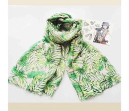 VISROVER – foulards longs en soie pour femmes, châle en Viscose imprimé Tropical avec pompon, écharpe de plage, à la mode, été 2021, 2639213