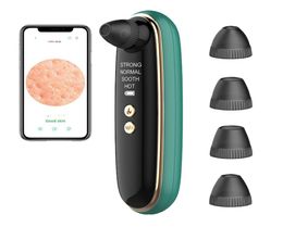 Caméra visuelle de reflets noirs caméra électrique chauffage de pygo-clean de pores acné retrait le nez visage nettoyage en profondeur dispositif de beauté 8023543