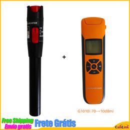 Localizador de falla visual -70 a 10dbm Fiber Potencia óptica Medidor de medidor Patch Cable Tester FC/ST/SC Pen de luz roja 10/20/30/50/60MW