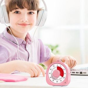Visual Timer Alarm Clock Desk Countdown Clock 60 Minute Countdown Timer Timer Time Management USB oplaadbaar voor kinderen volwassenen