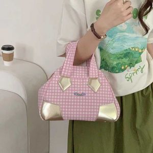 Vivi Plaid Bowling Bag Mujeres Diseñador CrossBody Bolsas Cadena Tote Bag Monederos Lady Hombro Bolsos Pink Monedero Bolso 230805