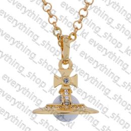 Viviane Westwood ketting ddesigner sieraden voor dames satellietplaneet western queen klassieker viviane westwood ketting 10 mm gekleurde transparante kraal 814