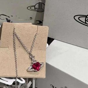 Viviane Westwood ketting vrouwen ontwerper gouden sieraden vrouw kettingen klaver goud zilveren cubaanse linkketen choker dames luxe klassieke roestvrij staal hanger08