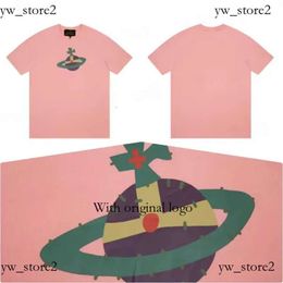 Viviane Westwood Shirt Men's T-shir T Viviane Westwood T-shirt Clothing Men Femmes Summer Westwood Shirt With Letters Cotton Jersey High Quality Tops 9e93