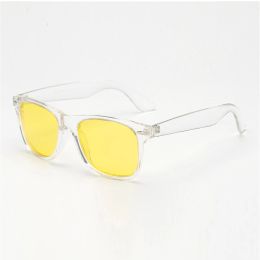 Vivibee Classic Night Vision Glazen Men Square gepolariseerde lenzen UV400 Gele zonnebrillen voor vrouwen 2024 Rijdende bril