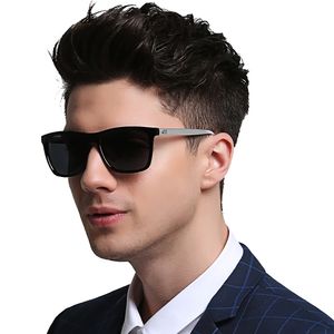 VIVIBEE Luxe Vierkante Gepolariseerde Zonnebril Mannen Rijden Blauwe Spiegel Lens Klassieke Unisex Zonnebril 2022 Trends Vrouwen Shades