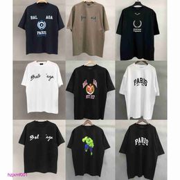 Vk9a Hommes T-shirts Hot Summer Designer Tees 100 coton imprimé trou cassé t-shirts mode décontracté manches courtes t-shirt confortable respirant hommes femmes