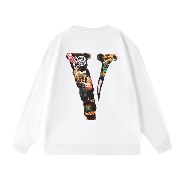 VLONE 144 # Hoodies masculins Sweat-shirt Sweat-shirt Pullover LETTRE Classique LETTRE DE BRODERIE À L'INTÉRIEUR DE CHILLE CREW CONDI