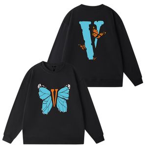 VLONE Sweats à capuche pour hommes Sweats à capuche hiver Casual lâche VLONE Lettre Coton Sweat Hip Hop unisexe Capuche Pullpver Pull VL120 couleur