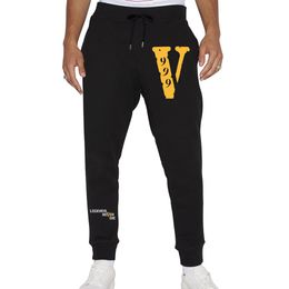 VLONE nouveau pantalon baggy hommes et femmes classique décontracté mode tendance peluche pantalons sanitaires Simple coton pantalons décontractés VL WK126