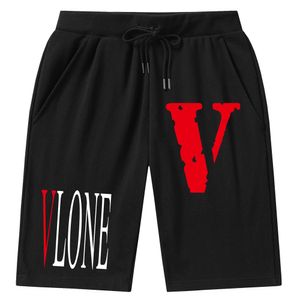 Vlone corto para hombre para mujer de diseñador pantalones cortos de lana de tecnología Ropa Ropa para hombres pantalones cortos de baño Algodón Deportes Moda Estilo de calle corto Marea Longitud de la rodilla para hombre diseñador de pantalones cortos