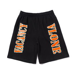 VLONE Pantalons courts Couples hommes/femmes Shorts de mode décontractés tendance haute rue lâche HIP-HOP100 % coton réfléchissant Shorts de plage pantalon taille américaine S-XL 766