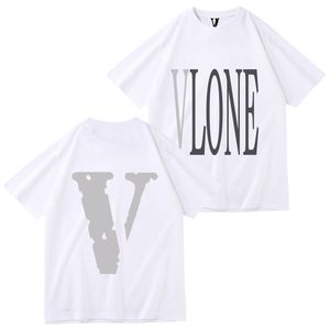 Vlone T -shirt zomerheren vrouwen ontwerpers t shirts losse tees kleding mode Brands tops man s shirt luxurys kleding street polos shorts mouw vlones