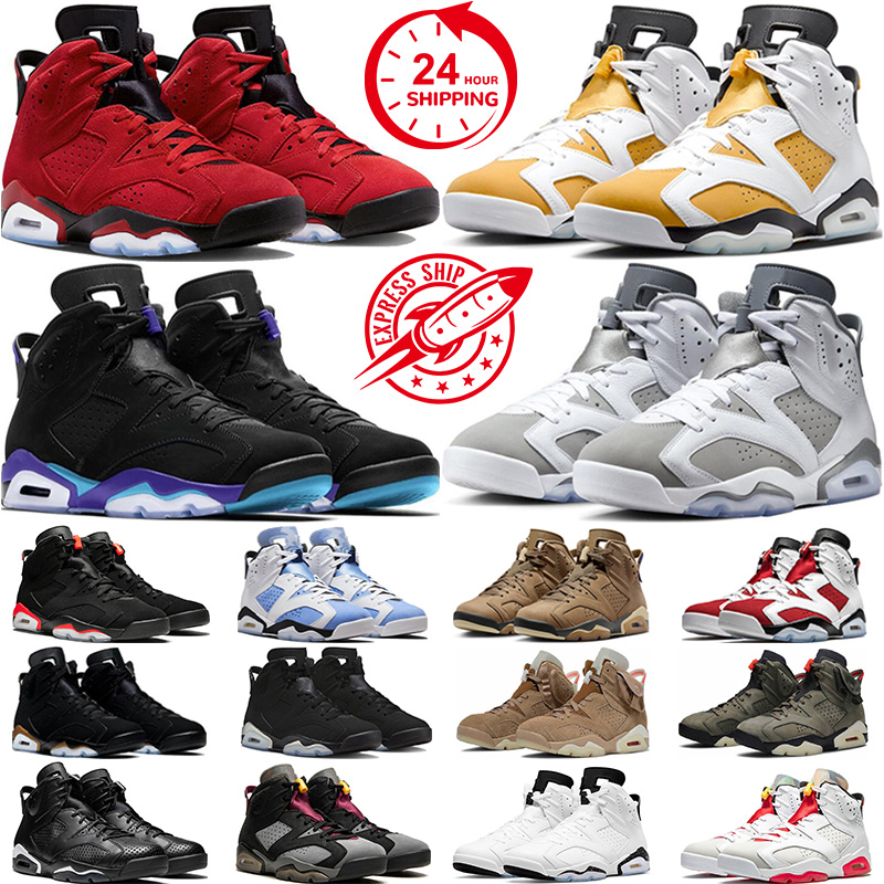 Z Box Jumpman 6 mężczyzn Women 6s Buty do koszykówki Toro Bravo fajne szary metaliczny srebrny czarny czarny podczerwienia UNC Aqua Georgetown Męskie trenerzy na zewnątrz trampki na zewnątrz