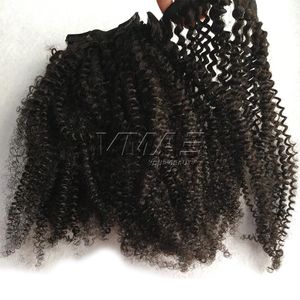 Vmae Braziliaans haar 12 tot 26 inch rechte clip in haarclip in haarextensies voor vrouwen natuurlijke kleur 4a 4b 4c