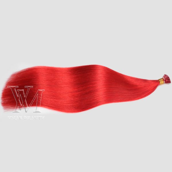 VMAE BUG 100g 14 à 26 nich Extensions de cheveux rebondies kératine droite naturelle simple dessiné I Tip Extension de cheveux humains vierges