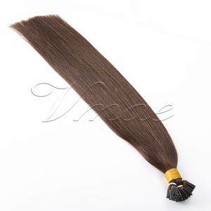 Vmae I Tip Pre-Bonded Hair Extensions 1G / Strand Keratin Lijm Menselijk Haar 50g # 1B # 2 # 4 # 613 Recht 18-24 inch Dubbel getekend