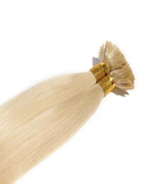 VMAE Russe indien 2G Strand 100g Natural Blow Blonde Straitement pré-lié Nail Double Drawn U Tip Virgin Remy Human Hair5249658