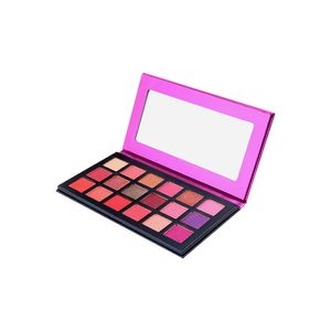 VMAE Wholeasale 2 styles 18 Couleurs rose et noir Luxe Fard À Paupières Longue Durée Peut Personnalisé Marque Privée Maquillage Palette De Fard À Paupières Pas de logo