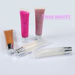 VMAE Groothandel Custom Private Label Lip Gloss Langdurige Waterdicht Clear Glitter Matte Squeeze Tube Lipgloss