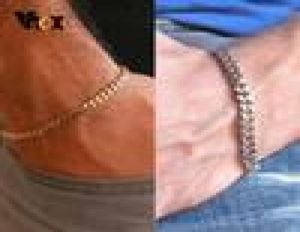 Vnox Mens Simple 311 mm en acier inoxydable Bracelets de chaîne de liaison cubaine pour femmes Gift de bijoux de poignet unisexe7345540
