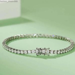 VOAINO collier bracelet 925 argent sterling 2mm 3mm 4mm 5mm moissanite chaîne de tennis