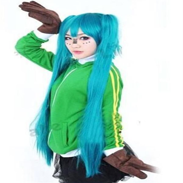 Vocaloid Matryoshka IATSUNE MIKU Cosplay disfraz abrigo deportivo Green213r