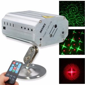 Spraakbesturing Muziek Ritme Flitslicht LED Laserprojector Podium DJ Disco Licht Club Dansfeest Lichten Podiumeffectverlichting LL