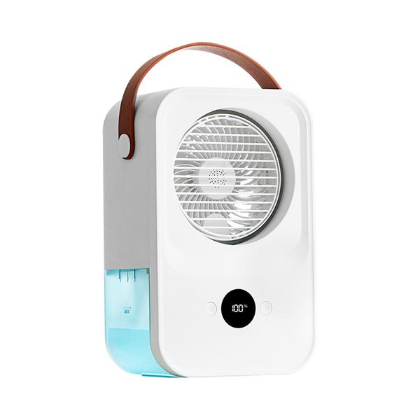 Ventilateur Intelligent vocal Mini humidificateur 650 ml réservoir d'eau 2000 mAh refroidissement par brouillard climatiseur refroidisseur ventilateurs portables
