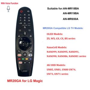 Voice Magic TV Cop Remote Control AN-MR18BA AN-MR19BA MR20GA AN-MR600 AN-MR650A Fit for LG Voice Magic TV