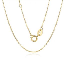 VOJEFEN AU750 bijoux collier en or véritable 18 carats collier en or pur pour femmes et hommes 18 K jaune Rose chaîne 232k