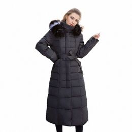 Volalo Women Mid-Length Down Cott Jacket 2024 Winter Slim Fit Abrigo engrosado OuterwearWinter Chaquetas para mujeres 2024 Parkas H1m4 #