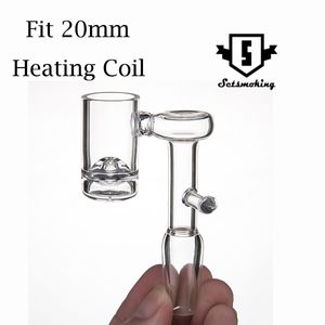 Volcanic Core Electric domeless cuarzo banger Accesorios para fumar clavo E-nail Enail Fit 20 mm Bobina de calentamiento Glass Bong Dab