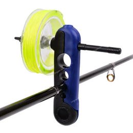 Mini carrete de pesca Universal portátil, accesorios ajustables para varios tamaños, caña, bobina, carrete, tablero, carrete, línea de pesca, carretes de pesca mini pesca