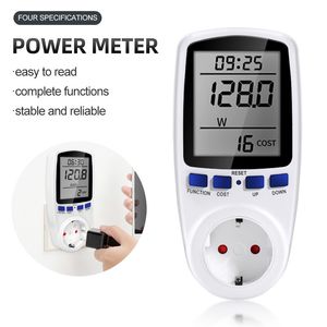 Voltage Meters Digital Power Wattmeter Electricity Usage Monitor Voltmeter Ammeter Socket Tester Energy EU Plug 230V 230428