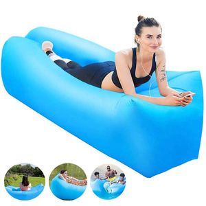 Volwassen Strand Lounge Stoel Snelle Vouwen Camping Slaapzak Waterdichte Opblaasbare Sofa Bag Lui Slaapzakken Air Bed Sleeping Bags