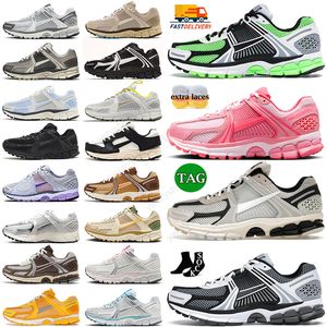 Vomero 5 Zapatos atléticos hombres mujeres plataforma diseñador entrenadores zapatillas de deporte Atlético Amarillo Coral Tiza Triple Azul Negro Panda deportes al aire libre Zapatillas de deporte DHgate Cuero