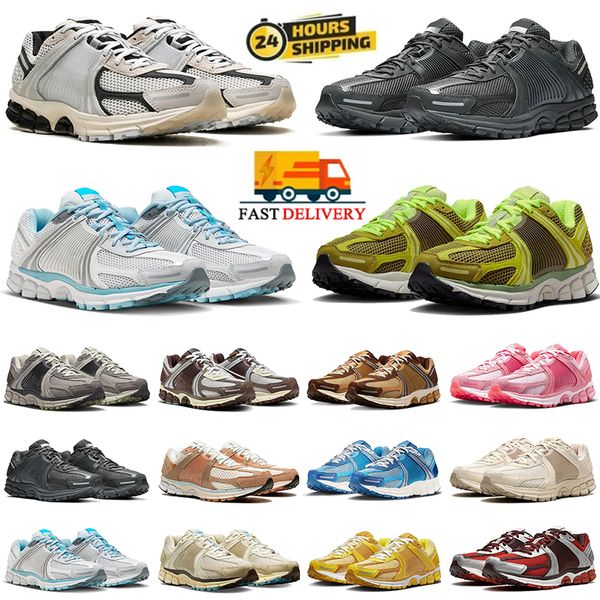 Zoom Vomero 5 Designer Chaussures décontractées pour hommes femmes anthracite léger fer minerai photon poussière métallique argent voile supersonique royal teinte jaune ocher masqueur mens baskets