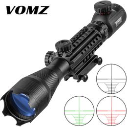 VOMZ 4-16x50 AOE EG, mira para Rifle óptico táctico, mira holográfica para caza de ciervos, espina de pescado