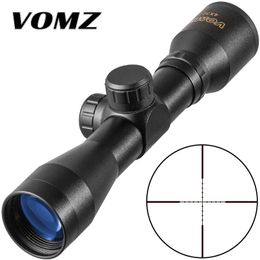 VOMZ 4X32 Optics Rifle Cross Dot Sight Hunting Riflescope Airsoft Gun Rifle Scope Sight