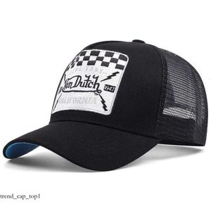 Von American Truck Driver Hat Mens and Womens Baseball Hat Mesh Hat Mesh Hat Von Dutches 895