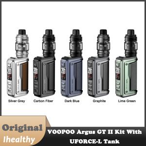 Kit VOOPOO Argus GT II 2 200W avec réservoir UFORCE-L prenant en charge toutes les bobines PnP entrée d'air supérieure étanche aux fuites écran d'affichage TFT 0.96 pouces