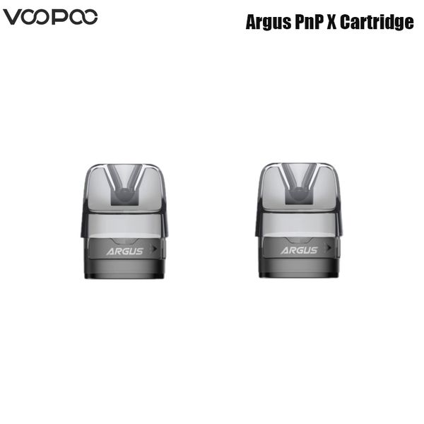 VOOPOO Argus PNP x Cartucho de vaina vacío 4.5 ml Compatible con bobinas Voopoo PNP X diseñadas para argus E40 POD System Kit Vaporizer Cigarrillo electrónico 2 piezas/paquete